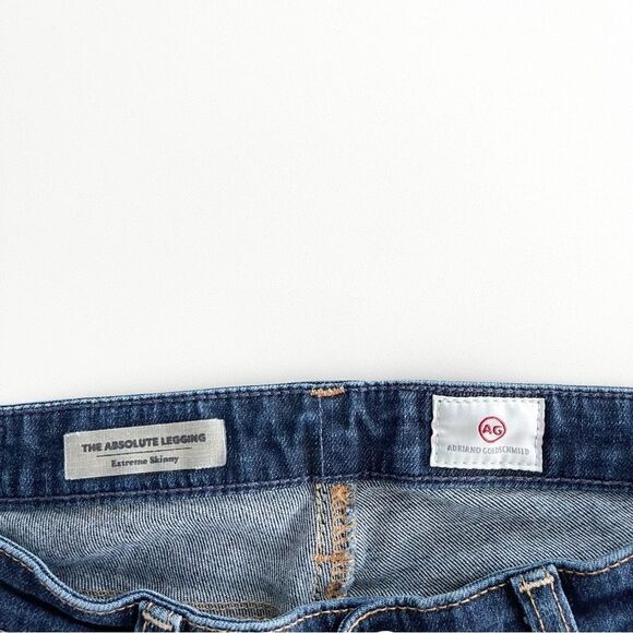 AG Adriano Goldschmied Jeans The Absolute Legging Extreme Skinny Blue Women's 27 - Picture 7 of 11
